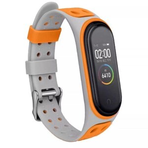 Ремешок Silicone Strap для Xiaomi Mi Band 5 6 Orange