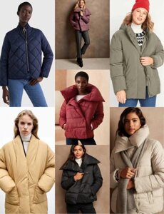 Куртка жіноча тепла Gap, Old Navy Banana Republic ZARA Tommy Hilfige