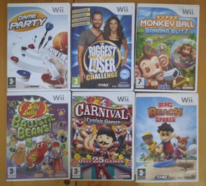 Ігри Nintendo Wii, Wii U. Sport, Minigames, Partygames, Monkey Ball