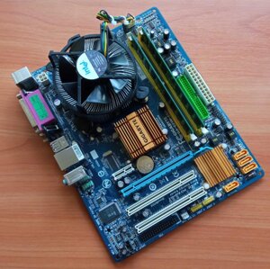 Комплект s775 Intel Core 2 Quad Q6700 (4 ядра) / DDR2 4GB