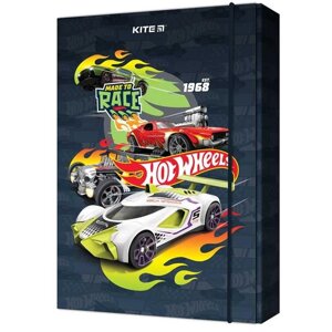 Папка для зошитів на гумці Kite Hot Wheels HW22-210, картон