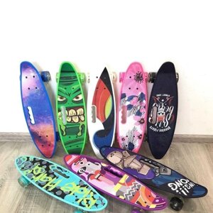 Pennas Penny Board з малюнком та ручкою. Схил. Пенні дошки. Пенібрд