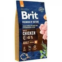 Brit Premium Adult M 15 кг корм для собак