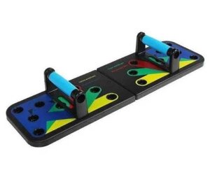 Компактний тренажер для віджимань JT-006 10 у 1 foldable push up board