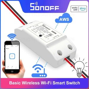 Sonoff Basic R2 wi-fi вимикач, реле розумний будинок, реле з таймером