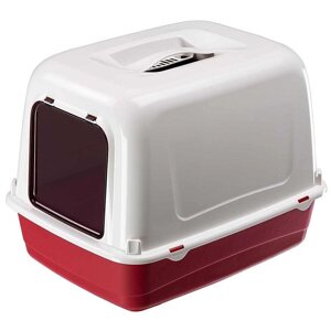 7.07.489 Туалет для котів закритий Clear cat 10 toilette rosso