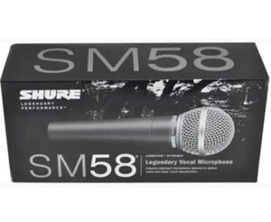 Мікрофон Shure SM-58 провідний 6 м | Вокальний динамічний мікрофон