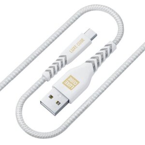 Кабель Luxe Cube Kevlar USBmicroUSB, 1.2 м, білий (88866686266)