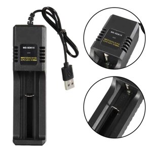 Зарядний пристрій USB 81X, 18650/ 26650/ 14500/ 16340/18500, 4.2V