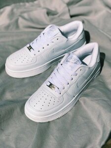 Кросівки Nike Air Force White low низькі білі Найк Аїр Форс ТОП !