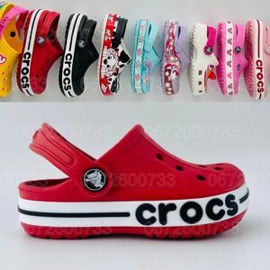 Кроки дитячі червоні Crocs Bayaband Clog red