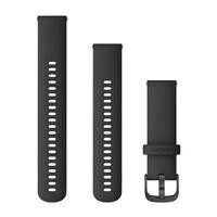 Ремінець Garmin Ремешок на запястье для Vivoactive 4 Quick Release Bands (22 mm) Black with Slate Hardware 010-1293