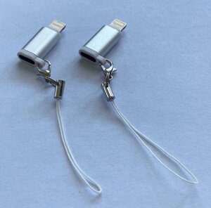 Адаптер USB-C на Lightning Перехідник Type C Female-Lightning iOs Male