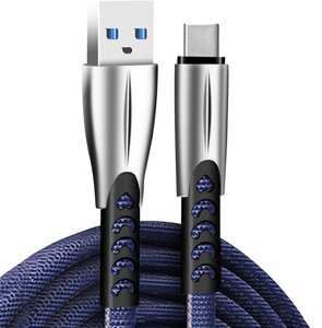 Кабель ColorWay USBUSB TypeC 2.4А 1м Blue