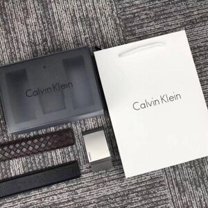 Чоловічий шкіряний ремень Calvin Klein/ чоловічий шкіряний ремінь