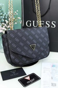 Сумка крос-боді чорна Гесс Guess