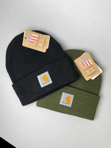 Шапка Carhartt Black/Olive Classic