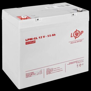 Акумулятор LOGIC POWER LPM-GL 12V 55Ah Акумулятор гелевий