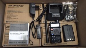 Рація Baofeng UV-5R + гарнітура, є 20 шт. Без передоплат!