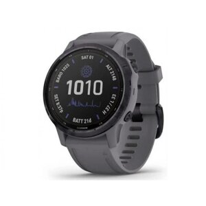 Смарт-годинник Garmin Fenix 6S Pro Solar Edition Amethyst Steel with Shale Gray Band (010-02409-15)