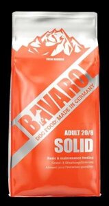 Корм Bavaro Solid Баваро Солід 20/8. для дорослих собак 18 кг