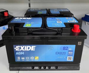 Аккумулятор Гелевий Тяговий EXIDE AGM 82Ah Акумулятор гелевий