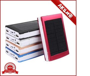 Потужний павербанк 30 000 Solar Power Bank із сонячною панеллю та ліхтарик