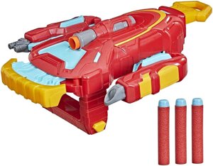 Avengers Marvel Mech Strike Iron Man Nerf Darts Нерф Месники бластер