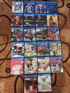 Диск Sony Ps4/5 Fifa Gta Ufc Doom Pes Nfs