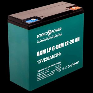 Тяговий акумулятор LogicPower 12V 20Ah LP6-DZM-20 Тяговий акумулятор