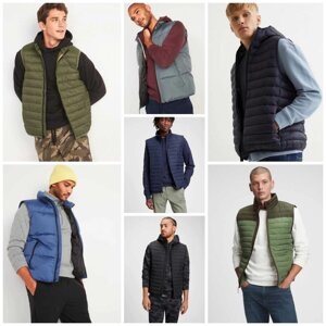 Чоловічий жилет GAP, Old Navy, H&amp, M, Tommy Hilfiger, UNIQLO