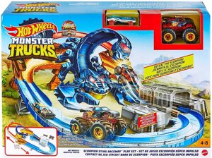 Трек Хот Вілс Жало Скорпіона Hot Wheels Monster Truck Scorpion Sting