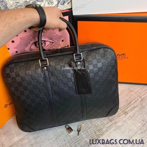 Чоловічий шкіряний портфель Louis Vuitton