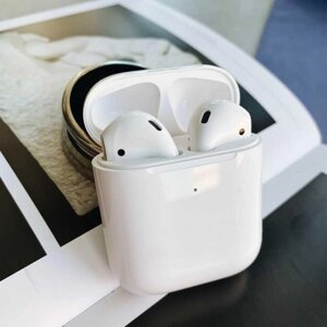 APPLE AIRPODS 2 / бездротова зарядка бездротові навушники