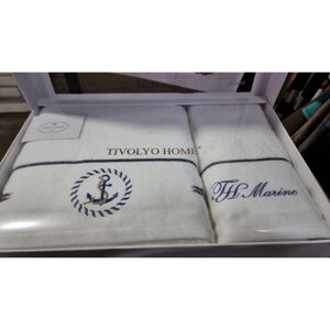 Набори рушників Tivolyo Home Marine collection 50*100,75*150