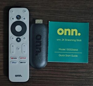 Смарт-ТВ приставка Onn. 2k stick краще Xiaomi mi tv stick Netflix