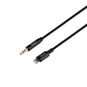 Аудіокабель Hoco UPA19 digital audio Lightning to Aux 3.5mm Чорний