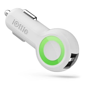 IOttie RapidVOLT Max Dual Port USB Car Charger White