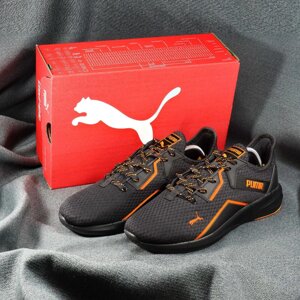 (714) Кросівки Puma Ignite (41-46) - чорні з оранжем, пума, в'єтнам