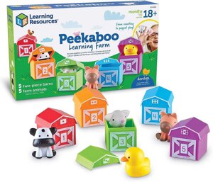 Learning resources Peekaboo Прятки з тваринами на фермі завдяки пікабу