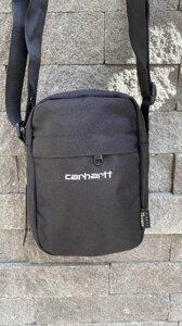 Сумка Месенджер Carhartt Black +ПОДАРУНОК Брелок