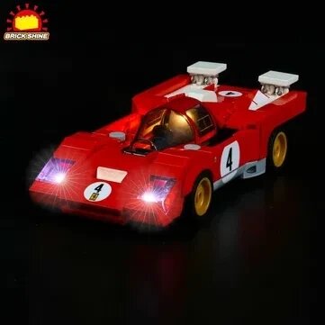 Підсвічування LEGO Speed Champions 1970 Ferrari 512 M 76906 від компанії Premium - фото 1