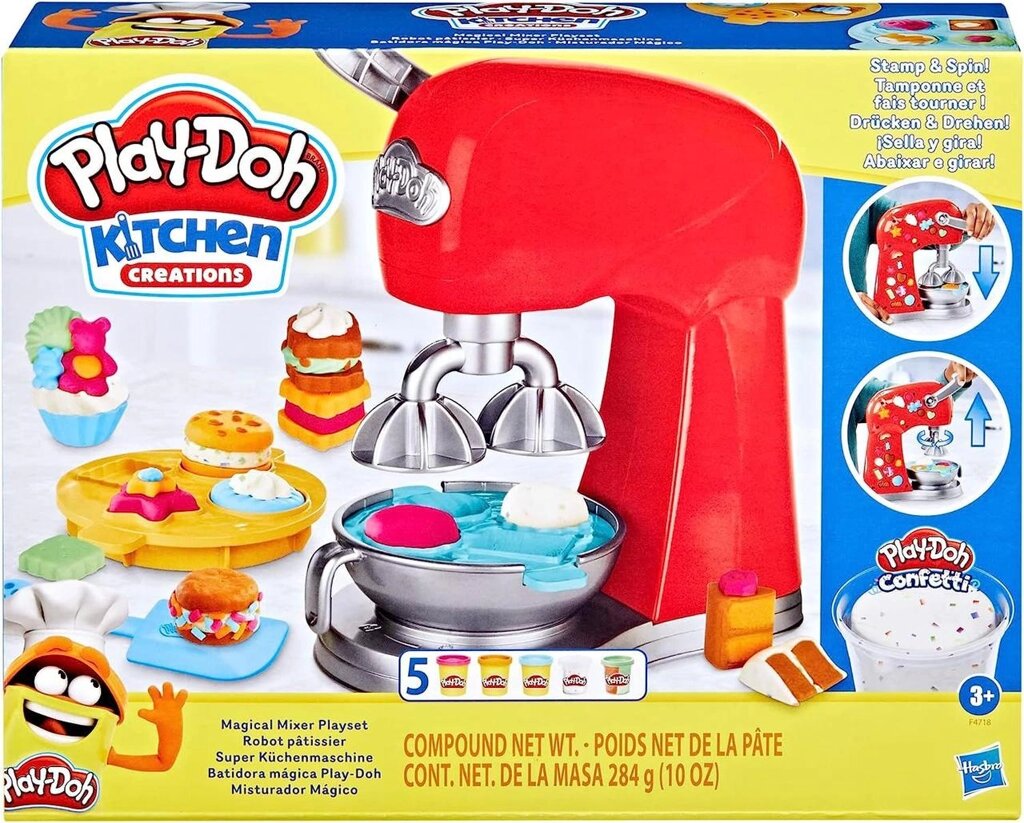 Play-Doh Kitchen Magical Mixer. Плей До магічний міксер, тістечка від компанії Premium - фото 1