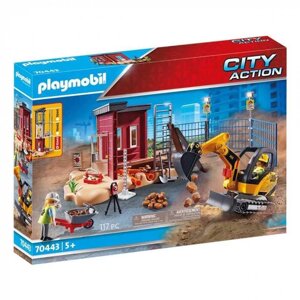 Playmobil 70443 Мініекскаватор із будівельною секцією