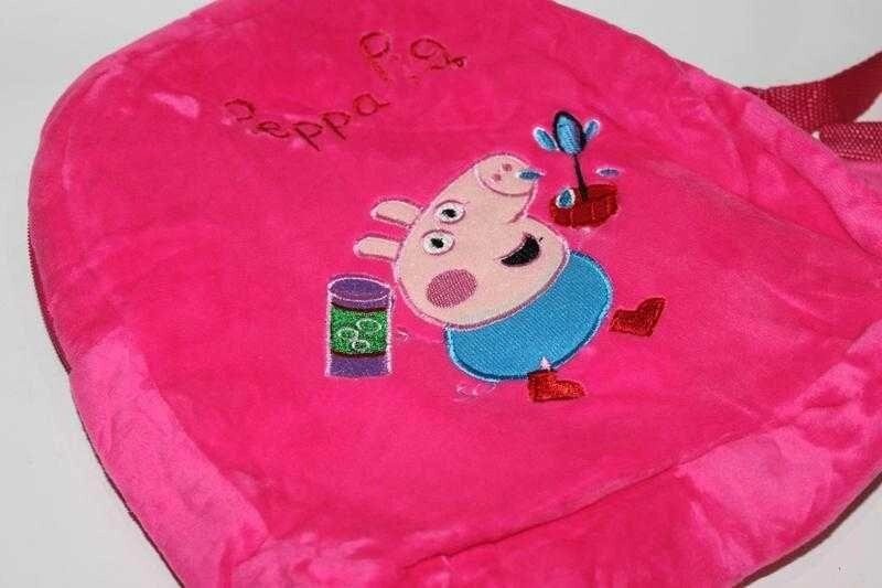 Плюшевий рюкзак свинка-пеппа pink peppa pig. від компанії Premium - фото 1