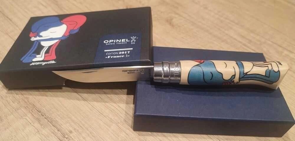 Подарунковий ніж колекції OPINEL Edition France By Jeremyville від компанії Premium - фото 1