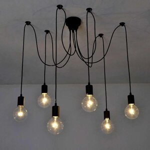 Підвісні світильники Лампа-павук абажур Едісона. (не комплект)