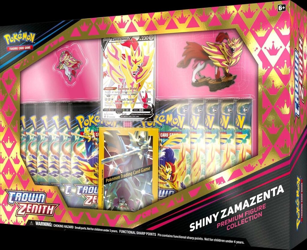 Pokémon TCG: Crown Zenith Premium Figure Collection Zamazenta від компанії Premium - фото 1