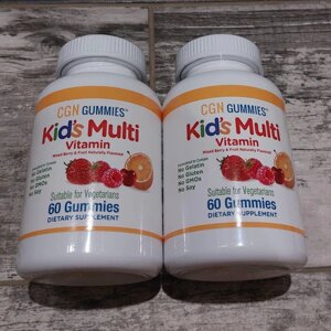 Полівітаміни для дітей у жувальних таблетках без желатину.
