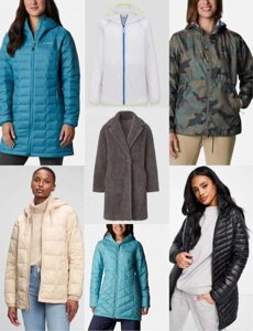 Пончо, жіноче пальто Uniqlo, Columbia GAP Jack Wolfskin